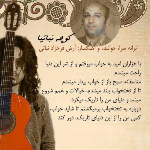 دانلود آهنگ آرش فرخزاد نباتی به نام کوچه نباتیا